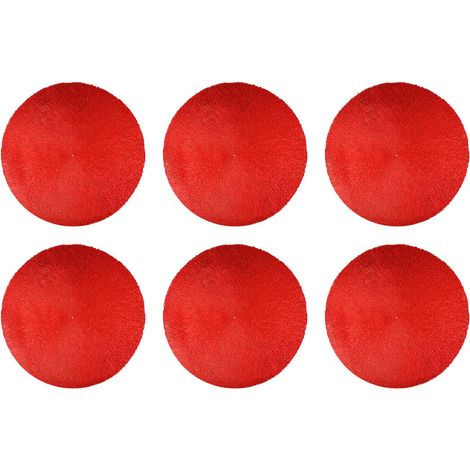 Red Mesh Place Mats Washable Heat Resistant Non Slip Christmas Table-Mat Red Gold Silver Festive Table Decoration (1/4)