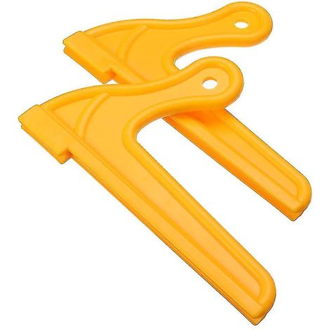 Lot de 2 poussoirs portables en V pour scie à bois, compatibles avec les tables de travail et les défonceuses. (1/5)