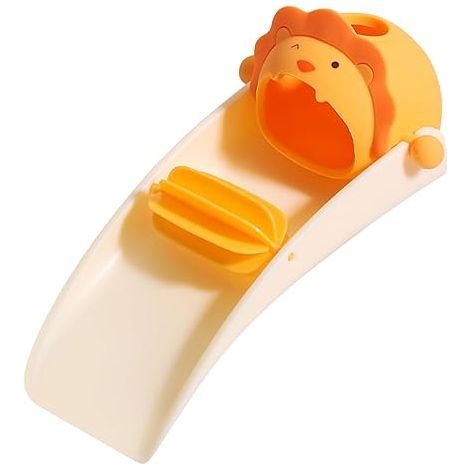 CCYKXA Wasserhahnverlängerung für Kinder, Wasserhahnverlängerung, multifunktionale Wasserhahnverlängerung für Kinder, Wasserhahnaufsatz für Küchen- und Toilettenarmaturen (Orange) (1/5)