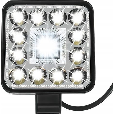 Lámpara de trabajo/foco de marcha atrás cuadrado 40W 28 LED 12000 lm 9-40V (1/5)