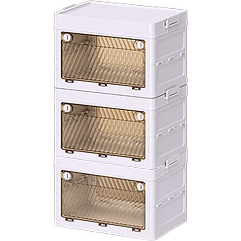 Elegante organizador plegable para armario - Tres niveles M (1/5)