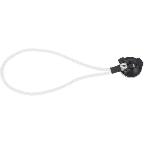 Support à ventouse pour chapeau de cowboy, fixation par corde, décoration pour portière de véhicule, blanc (1/5)