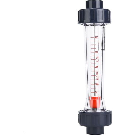Compteur d'eau à tube en plastique ABS, compteur de liquide haute précision, débit 40-400 L/h, outil de mesure de liquide, conception compacte. (1/5)