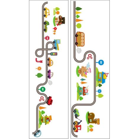 Stickers muraux en PVC Toyvian pour enfants 2 planches motif (1/5)