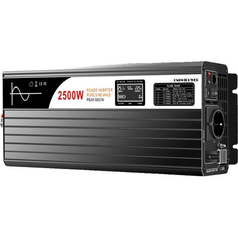 Inversor, pantalla LCD, diseño compacto, SP-2500L-1, 24V, 230V (1/2)