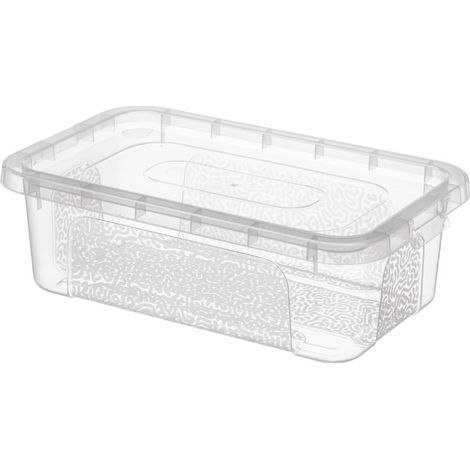 Brenda, organizer universale in plastica trasparente, 4,5 l, 33x20x10 cm (1/5)