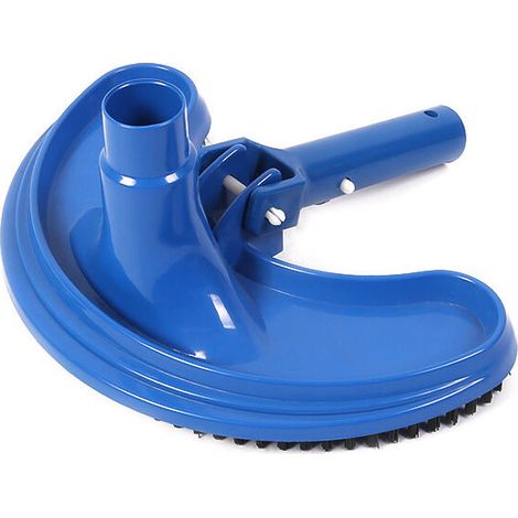 Piscine tête de Brosse Brosse de Nettoyage Piscine Piscine Crescent Cleaner Brosse tête FlexiblePool Outil de Nettoyage avec Tige télescopique pour Murs Mosaïque Planchers 1pc (1/5)
