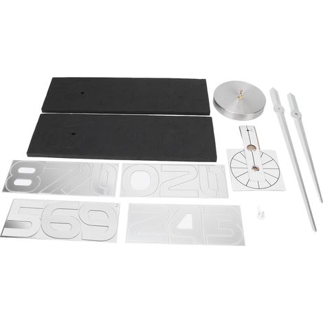 Horloge Murale Adhésive Acrylique Silencieuse Sans Cadre DIY pour Bureau et Maison