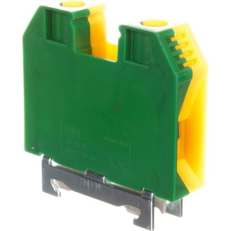 Connettore filettato di protezione per binario 35mm2 verde-giallo VS 35 PE 003901539