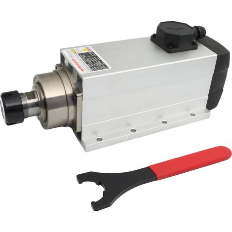 Motor de husillo CNC, refrigerado por aire, de alto rendimiento, solo un husillo (1/2)