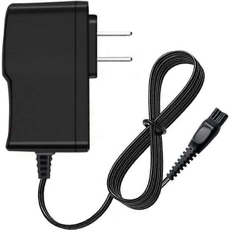 Adaptateur secteur pour rasoir électrique et tondeuse à barbe des séries HQ8505, 7000, 5000 et 3000 (prise américaine). (1/4)
