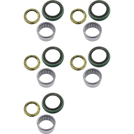 Kit de 5 joints d'étanchéité pour entretoises de roulement de fusée, Mitsubishi Pajero Montero 2e L200 3e 1990-2005 MB160850 MB160670 MB160671 (1/5)
