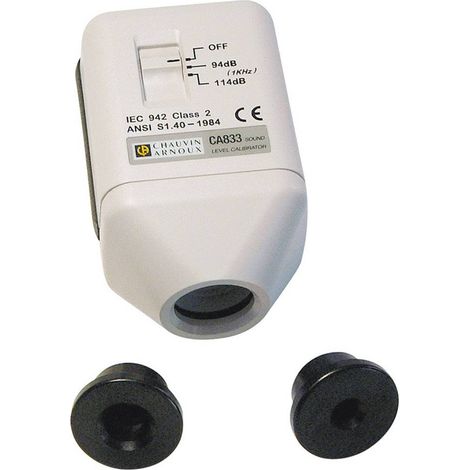 Calibrateur de sonomètre, Chauvin Arnoux, P01185301, 94/114 dB, 1kHz ( Prix pour 1 ) (1/2)