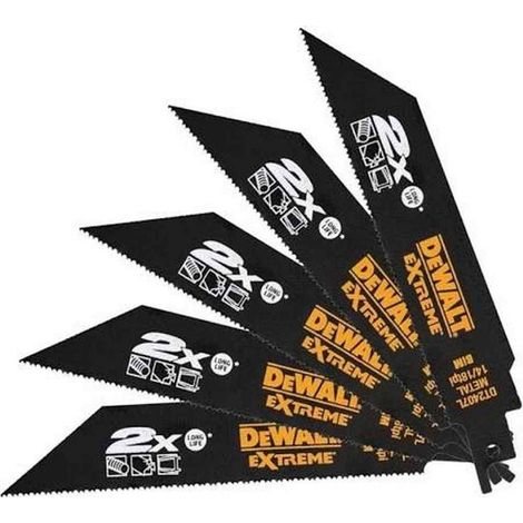 LAMA PER SEGA ALTERNATIVA DEWALT 152x1,4-1,8 mm / METAL EXTREME / 5 pezzi. (1/2)