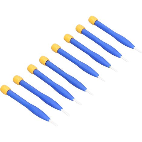 8-teiliges Schraubendreher-Set mit Zirkonoxid-Keramik-isoliertem Griff, Schlitz- und Kreuzschlitzschraubendreher-Bits (1/5)