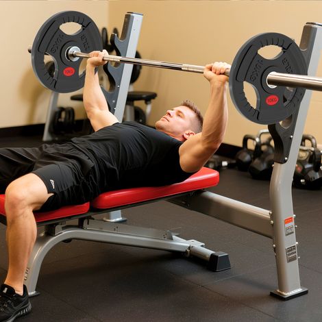 Disques de musculation olympiques, trou de 50 mm, 2 x 10 kg, avec anneau intérieur en acier, triple prise pour haltères et barres, noirs