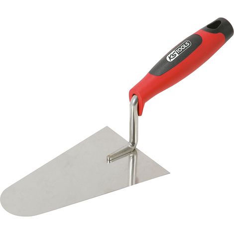Paletta italiana rotonda - lama in acciaio inossidabile - manico bimateriale - 200 mm