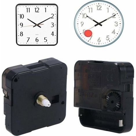 Mécanisme Horloge Murale Quartz - Fonctionnement À Pile - Pour Réparation Ou Création DIY - 1 Pièce (1/4)