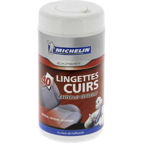 MICHELIN boîte 40 lingettes cuir (1/4)