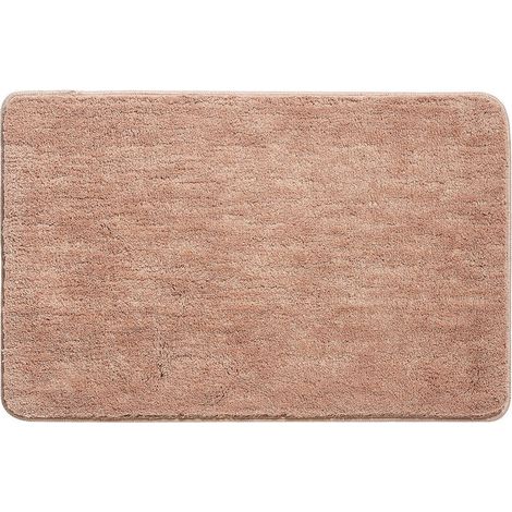 Tapis de Bain, Antidérapant Tapis Salle de Bain Épaissi Tapis Sortie de Douche Absorbant Tapis de Sol Ultra Doux en Microfibre, Séchage Rapide, Lavable en Machine, Rose, 50 x 80cm (1/4)
