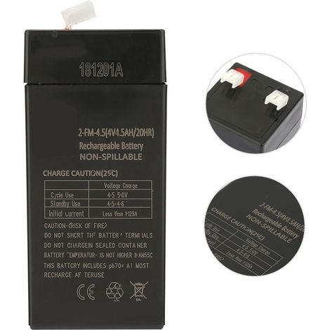 4V 4,5Ah/2‑fm‑4,5/20h Versiegelter wiederaufladbarer Akku als Ersatzbatterie (1/5)