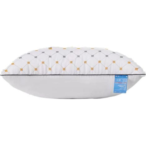2er-Set Kissen in King-Size, luxuriöse Hotelqualität, weiche Kissen mit synthetischer Daunenfüllung für erholsamen Schlaf, kühlende und weiche Kissen mit Seitenfalten für Seitenschläfer. (1/5)