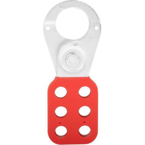 1 crochet en acier de serrure de moraillon de verrouillage de sécurité industrielle rouge de PCS avec le corps enduit en plastique (1/5)