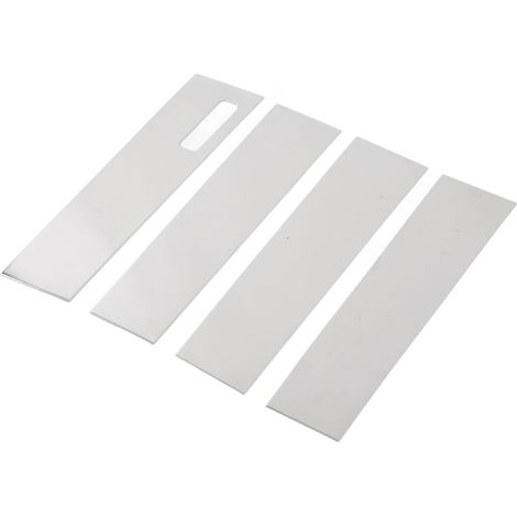 4pcs Garniture de Montant de Porte Chromée Inoxydable pour Ford 2017-2021, Remplacement de Pilier de Fenêtre, Kit de Finition Auto (1/5)