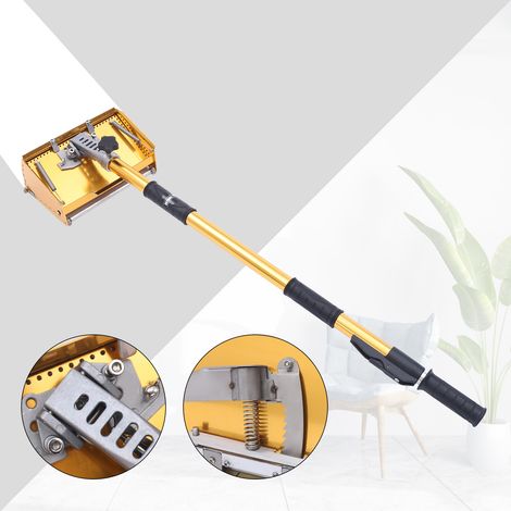Senderpick – Machine à crépir avec poignée réglable 98-160 cm – Interrupteur télescopique rapide – Plaque d'étanchéité étanche – Pour angles difficiles