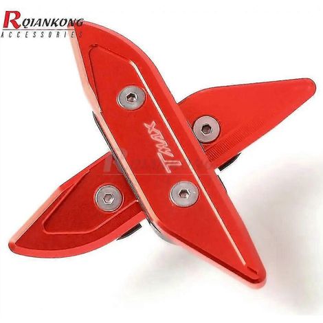 CNC-gefräste Aluminium-Seitenspiegel-Lochabdeckung für Yamaha T-Max TMAX 530 (2012–2017) – rot