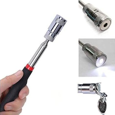 Magnetic Pick-Up Tool avec LED pour ramasser les écrous et les boulons télescopique aimant magnétique Pick Up Tool (1/5)