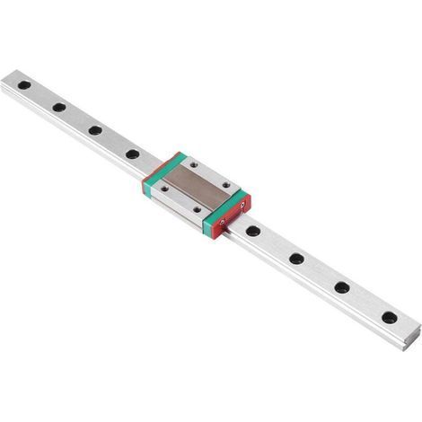 Guida lineare per rotaia da 250 mm, Walfront guida scorrevole con blocco carrello per stampante 3D fai-da-te e macchina a controllo numerico computerizzato (250 mm) (1/5)