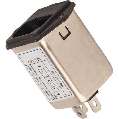 Filtre antiparasites EMI monophasé 115V 250V pour TV tablette, module de filtrage de signal anti-interférence (1/5)