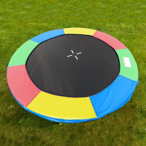 370cm Randpolsterung Gepolsterte Federabdeckung Rahmenpolsterung für 370cm Trampoline 26cm Stärke 18mm in Bunt
