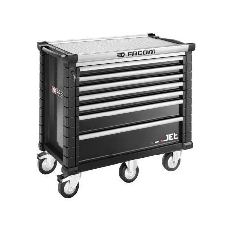 Facom – Servante d'atelier roulante 7 tiroirs – Dimensions 1194 x 575 x 1035mm – Charge maximale 300kg – Pour rangement d'outils professionnels (1/4)