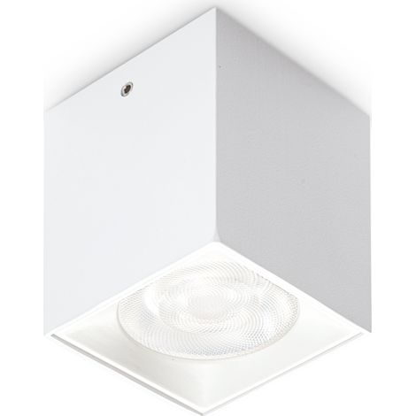 Plafoniera Contemporanea Dot Alluminio Bianco Led Integrato 4W 3000K Ip20