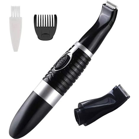 Tondeuse électrique pour poils de chien, silencieuse, pour les pattes/yeux/oreilles/visage, couleur noire.-AquaForge (1/5)