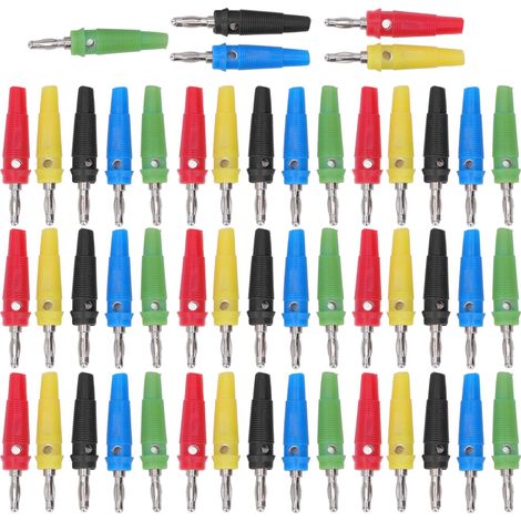 Connecteur Banane 4mm sans Soudure Professionnel pour Équipements Électroniques, Bateaux, Camping-cars et Véhicules (1/5)