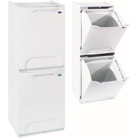 PATTUMERA MODULARE CON SECCHIELLO 20 L BIANCO
