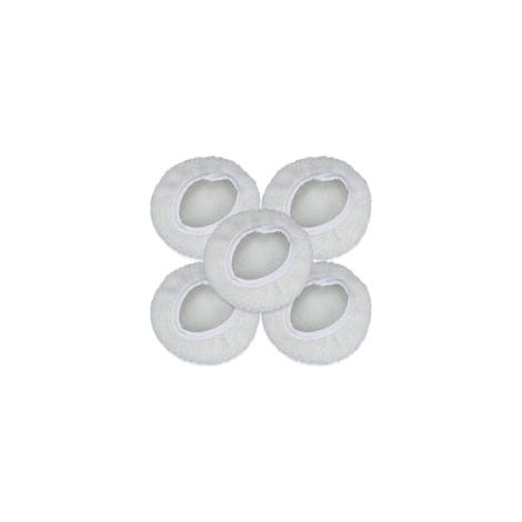 Lot de 5 Bonnet de Polissage, Auto Disque Polissage Bonnet en Laine Tampons de Cirage pour la Plupart des Polisseurs de Voiture