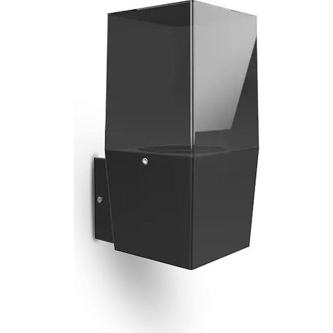 Applique Murale Rectangulaire Noir E27 x1 Miidex Lighting® (1/5)
