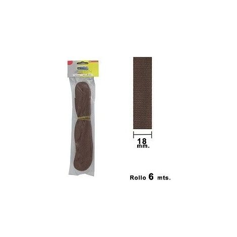 Nastro cieco marrone Wolfpack 18 mm. Rotolare 6 metri