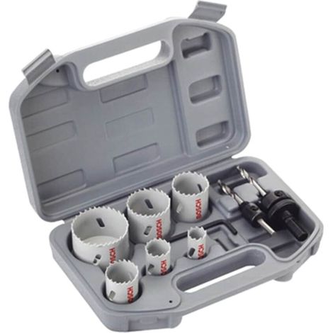 Bosch 2608580804 Electrician's HSS Bi-metal Holesaw Set, 9 Piece BPA608580804
