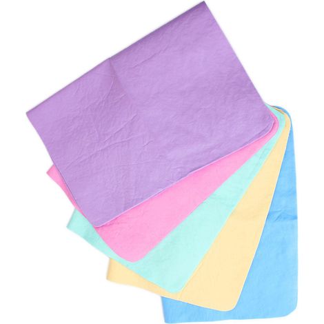 Serviette de lavage de voiture, chiffon de séchage ultra-absorbant et anti-rayures pour le nettoyage des vitres de voiture et de la maison, avec sac pour animaux de compagnie, couleur aléatoire (1/5)