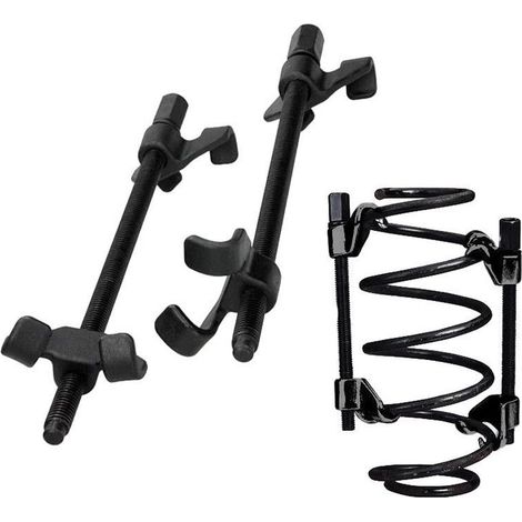 TRADE SHOP - Compressore Molle Smontaggio Ammortizzatori 37 Cm 370mm Smonta Comprimi Doppio -