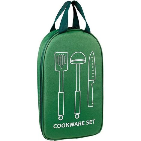 Sac à couteaux pliable pour ustensiles de cuisine d'extérieur, sac de rangement multifonction pour voyage et camping (1/5)