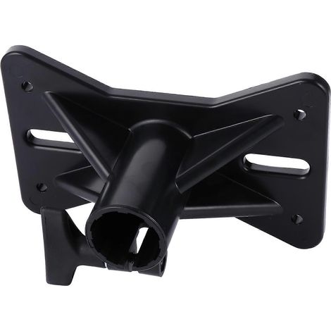Support de fixation pour haut-parleur extérieur, base triangulaire noire, hauteur et angle réglables, lot de 1 (1/5)