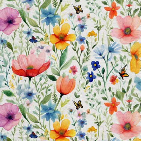 Tela decorativa para exteriores Oxford - Flores - DX2224 (1/5)