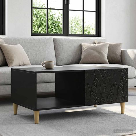 Teenpull – Couchtisch Schwarz 90 x 50 x 40 cm Holzwerkstoff (1/5)