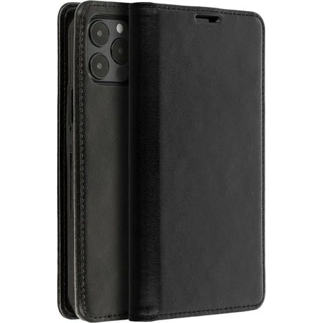 Schutzhülle für iPhone 11 Pro Max, intelligentes magnetisches Holster mit Klappe und Glas (1/5)